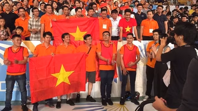 2017年亚太大学生机器人大赛：越南第6次夺冠 ảnh 1