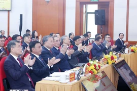 苏林出席2025-2030年任期越共中央办公厅党代会 。图自越通社