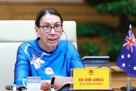 贺苏·莱恩斯连任澳大利亚参议院议长。图自越通社