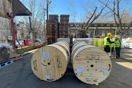 阿根廷首次进口越南企业制造的电信产品。图自越通社