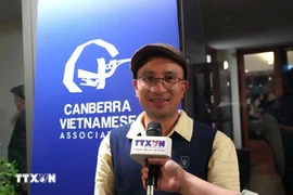 旅居堪培拉越南人协会主席、堪培拉越南企业家协会主席哈利·黄(Harry Hoàng)。图自越通社