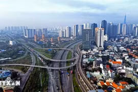 胡志明市一角。图自越通社