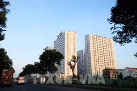 胡志明市某个保障性住房项目。图自越通社