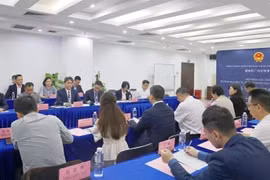 座谈会场景。图自越通社