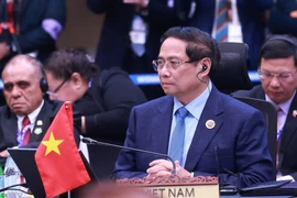 越南政府总理范明政出席第15届东盟-联合国峰会。图自越通社