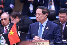 越南政府总理范明政出席第15届东盟-联合国峰会。图自越通社