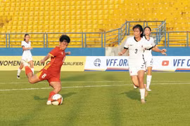 越南U17女足强势挺进2026年亚洲U17女足锦标赛决赛圈。图自越通社