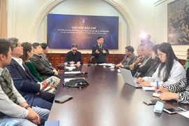 新闻发布会现场。图自人民报