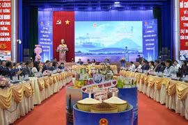 近日举行的2025年西宁省进出口商品供应链与电子商务对接会。图自越通社