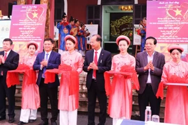 庆祝越南文化遗产周开幕式现场。图自越通社