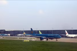 越南航空公司避开中东冲突地区空域。图自越通社
