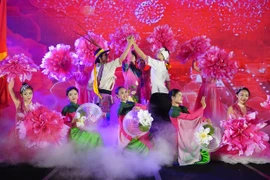 边境人民节暨题为“文山-睦邻友好”的2025越中人文交流年及系列活动。图自越通社