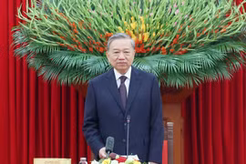 越共中央总书记苏林。图自越通社
