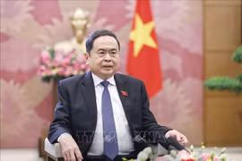 越南国会主席陈青敏。图自越通社