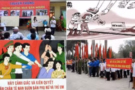 越南坚决预防打击人口贩运。图自《越南之声》