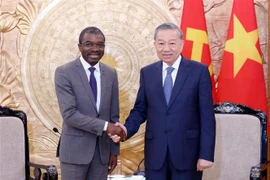 苏林总书记会见教科文组织世界遗产中心主任阿索莫，图自越通社