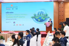 论坛现场。图自越通社