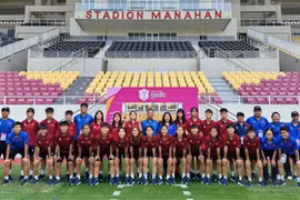 越南U16女足队员。（图片来源：越南足协）
