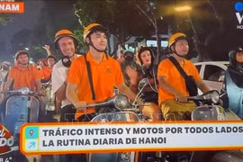 Argentina Telefe于9月1日在其《环游世界》专栏中播放了长达60分钟介绍越南风土人情的特别报道。图自越通社