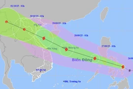 受第10号台风“博罗依”的影响 东海北部和中部海域将出现强风大浪。图自越通社