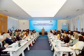 研讨会场景。图自越通社