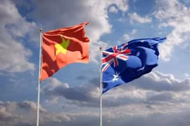越南国家领导人向澳大利亚领导人致国庆贺电。图自越通社