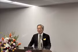亚太地区UNESCO协会联合会秘书长铃木裕司发言。图自越通社