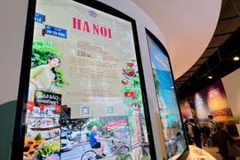 河内旅游推广活动亮相2025年世博会。图自越通社