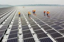 美国即将对从东南亚进口的太阳能电池板征收高额关税。图自越通社