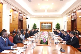 会谈现场。图自越通社