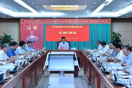 越共中央书记处审议决定对违纪党员给予党纪处分。图自越通社