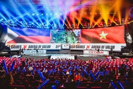 越南电子竞技队在第31届东南亚运动会上取得了优异成绩。（图片来源：CELLPHONES）