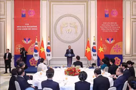 苏林总书记致辞。图自越通社