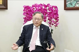 中联部前西欧局局长、察哈尔学会秘书长张建国。图自越通社