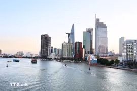 胡志明市一角。图自越通社