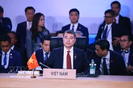 越南政府总理黎明兴出席第48届东盟峰会。图自越通社