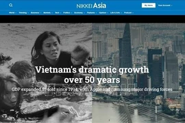 日本《日经亚洲》屏幕截图。图自越通社