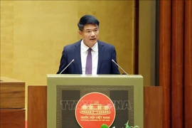 最高人民检查院检察长阮辉进所作的2021—2026年任期最高人民法院工作报告。图自越通社