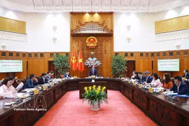 会议现场。图自越通社