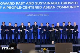 越南政府总理范明政出席2024年东盟未来论坛。图自越通社