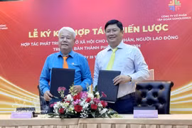 合作谅解备忘录签署仪式。图自越通社