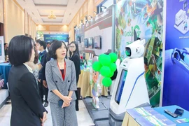 2025年越南电子商务与数字技术应用论坛现场。图自越通社