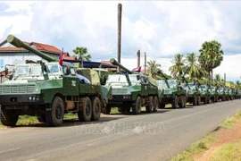 柬埔寨与泰国启动重武器第二波撤离行动。图自越通社