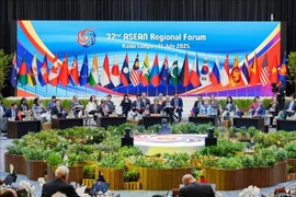 第32届东盟地区论坛现场。图自越通社
