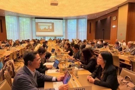 越南参加世贸组织补贴与反补贴、反倾销和保障措施委员会例会。图自越通社