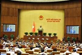 第十五届国会第十次会议现场。图自越通社