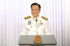 泰国总理阿努廷·查恩维拉库尔。图自越通社