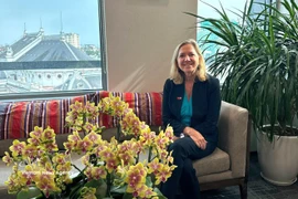 世界银行驻越南、柬埔寨和老挝首席代表玛丽亚姆·谢尔曼。图自越通社