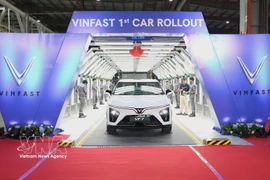 VinFast在印度开售高端电动VF7。图自越通社