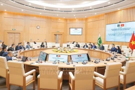 越南与阿塞拜疆政府间经贸与科技合作委员会第三次会议在河内召开。图自越通社